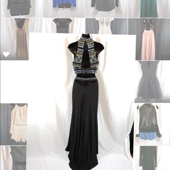 Sherry Hill two piece gown - Picture 3 of 8